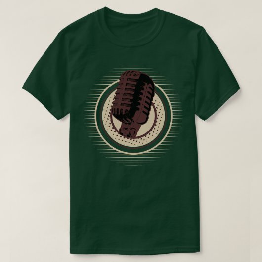 T-shirt Hiphop microphone V15 (Design devant)