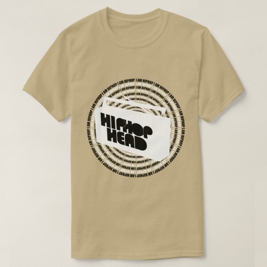 T-shirt HipHop Tête de rotation (Design devant)