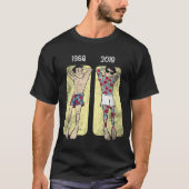 T-shirt Hippie 1968 Années 60 2018 Fleur de pouvoir Tatoua (Devant)