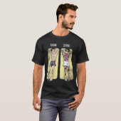 T-shirt Hippie 1968 Années 60 2018 Fleur de pouvoir Tatoua (Devant entier)