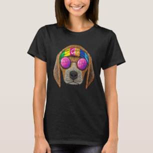 T-shirt Hippie Beagle Love Paix Signal les années 70 Hippi