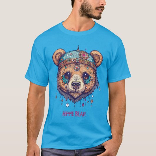 T-shirt Hippie Bear I (Devant)