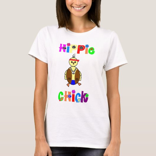 T-shirt Hippie Chick (Devant)