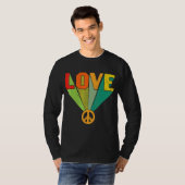 T-shirt Hippie coloré Rétro 1 (Devant entier)