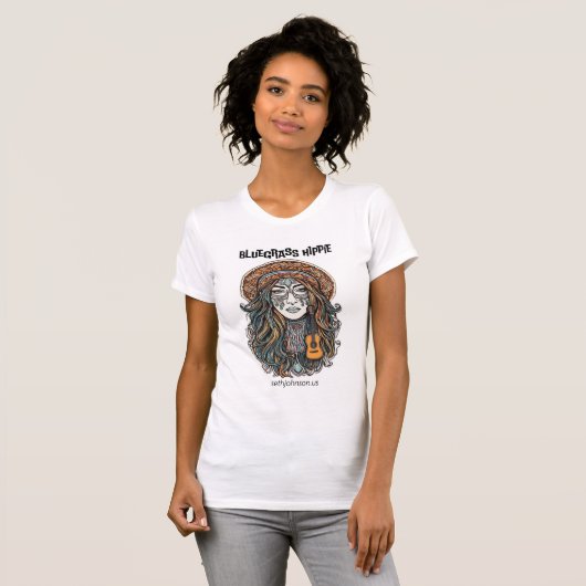 T-shirt Hippie de Bluegrass (Devant entier)