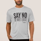 T-shirt Hippie de kayak - dites non de mouiller des (Devant)