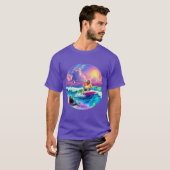 T-SHIRT HIPPIE DE SURF DE BIÈRE (Devant entier)
