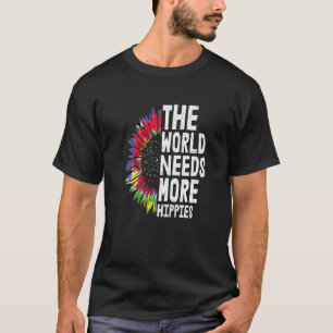 T-shirt Hippie Fleur Paix Amour Bonne Âme 13