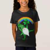 T-Shirt Hippie Gnomes St Patrick's Day Hippie Clover (Devant)