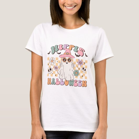 T-shirt Hippie Halloween (Devant)