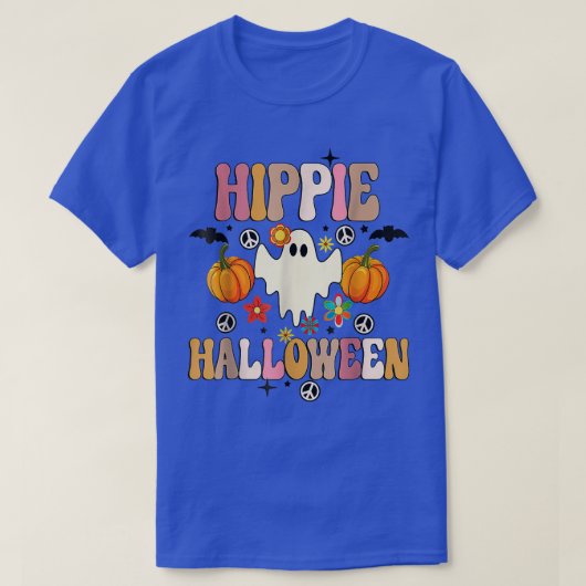 T-shirt Hippie Halloween Ghost 60s 70s Costume Groovy Spoo (Design devant)