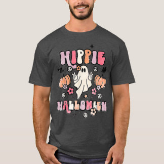 T-shirt Hippie Halloween Ghost 60s 70s Costume Groovy Spoo