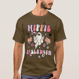 T-shirt Hippie Halloween Ghost 60s les années 70 Costume S