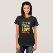 T-shirt Hippie Hamster 1 (Devant entier)