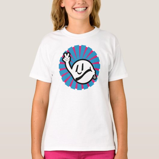 T-shirt HIPPIE ICON flowers 2023 BY MASANSER (Devant)