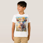 T-shirt Hippie 🐄 ✌️ | Moo-d'Amour (Devant entier)