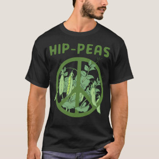 T-shirt Hippie Peas Funny Pea Garden Dire Cadeau