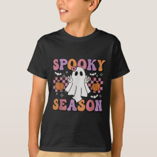 T-shirt Hippie rétro Halloween mignonne Feu Saison Éffraya