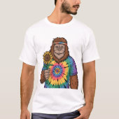 T-shirt Hippie Sasquatch (Devant)