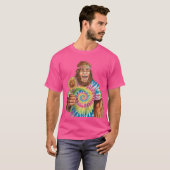 T-shirt Hippie Sasquatch Avec Tournesol (Devant entier)