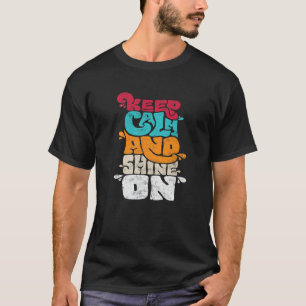 T-shirt Hippie Soul Gardez le calme allumé - PAIX SIGNER A