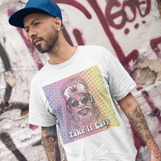 T-shirt hippie Take It Easy