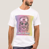 T-shirt hippie Take It Easy (Devant)