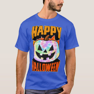 T-shirt Hippie Tie Dye Joyeux Halloween Party Jack O Lante