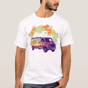 T-shirt hippie Van de Chevy des années 70