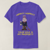 T-shirt Hippity Hoppity Your Soul My Property Effrayant Ha (Design devant)