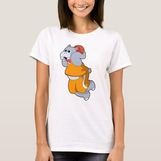 T-shirt Hippo au Basketball Sports (Devant)