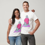 T-shirt Hippo au yoga Fitness (Unisexe)