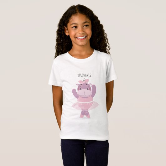 T-Shirt Hippo Ballerina (Devant entier)