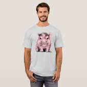 T-shirt Hippo bébé grincheux (Devant entier)