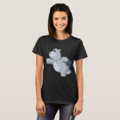 T-shirt Hippo Bowling ball (Devant entier)