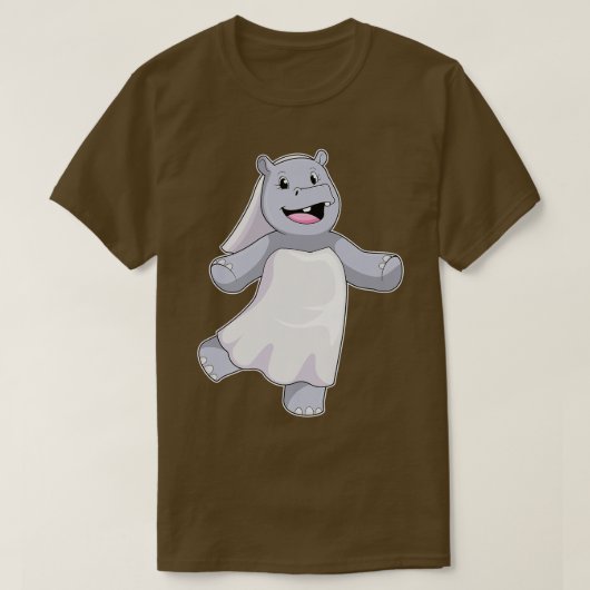 T-shirt Hippo Bride Veil Wedding (Design devant)