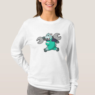 T-shirt Hippo comme mécanique avec clé