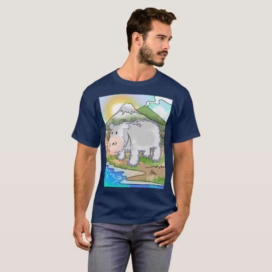 T-shirt Hippo Connect (Devant entier)