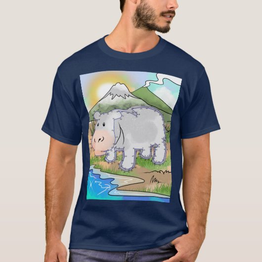 T-shirt Hippo Connect (Devant)