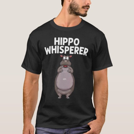 T-shirt Hippo cool Pour Hommes Femmes Hippopotamus Zoo Saf (Devant)