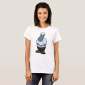 T-shirt Hippo cuisiner avec la Pan (Devant entier)