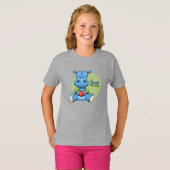 T-shirt Hippo de dessin | Enfants (Devant entier)