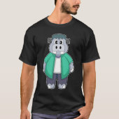 T-shirt Hippo Halloween (Devant)