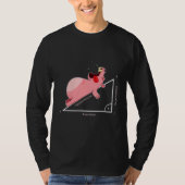 T-shirt Hippo Hypotenuse triangle mathématique mathématiqu (Devant)