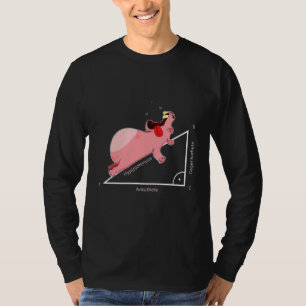 T-shirt Hippo Hypotenuse triangle mathématique mathématiqu