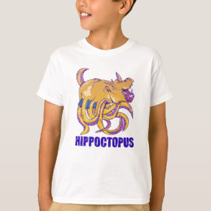 T-shirt Hippo Octopus Étrange créature