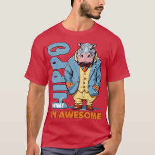 T-shirt hippo ouais je suis génial Moo Deng