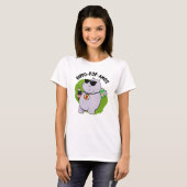T-shirt Hippo-pop-amus Funny Hippo Soda Pop Pun (Devant entier)
