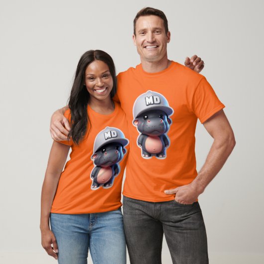 T-shirt Hippo pygmée 8 (Unisexe)