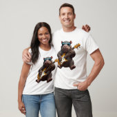 T-shirt Hippo Rockstar (Unisexe)